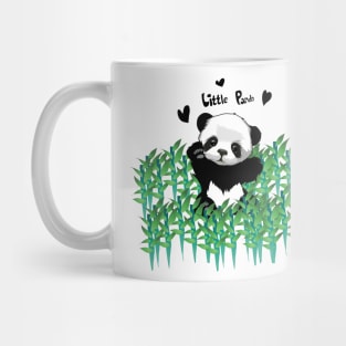 Little cute panda bear Mug